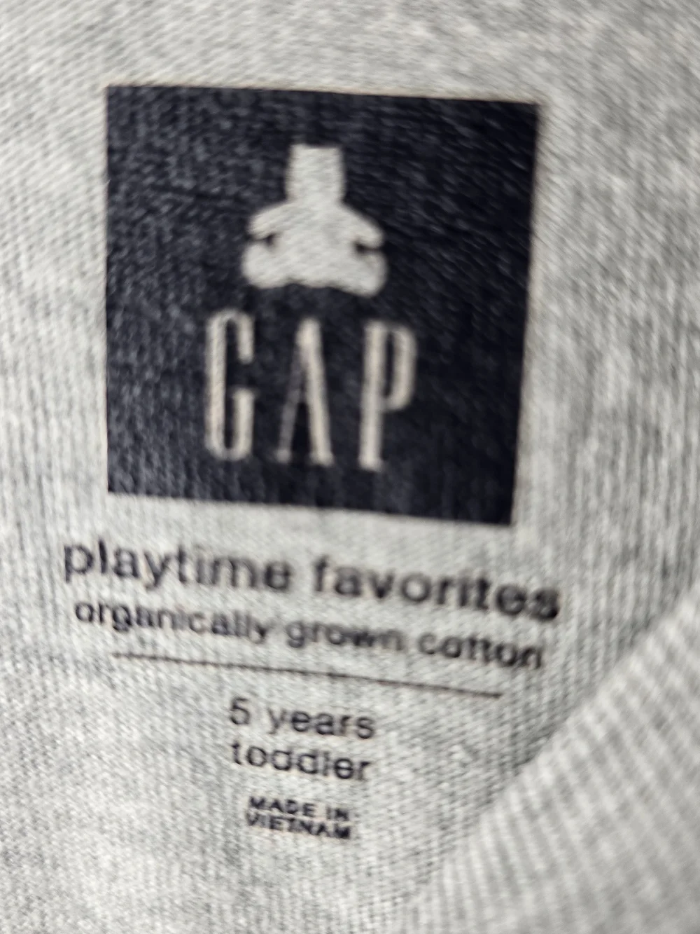 GAP Kids Heather Gray L-Sleeve Pocket Tee Soft Cotton. Back To School.